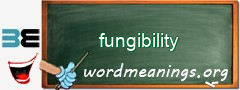 WordMeaning blackboard for fungibility